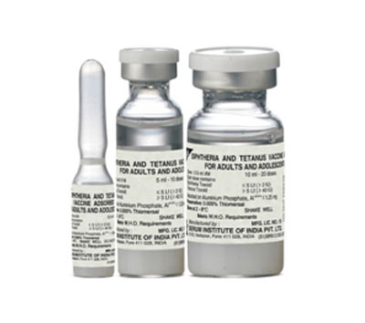 TETANUS TOXOID 0.5 ml  & 4) TETANUS TOXOID 5 ml Vial